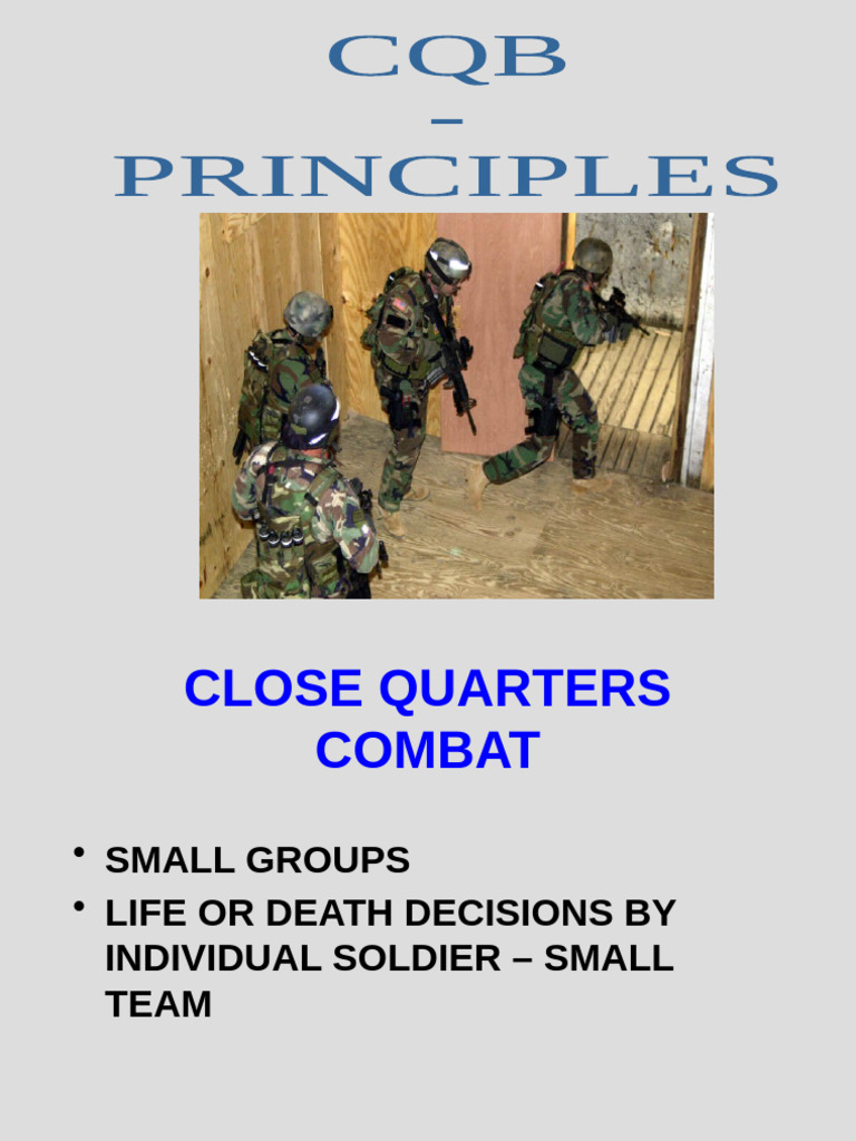 Urban Combat Tactics for Special Forces | PDF
