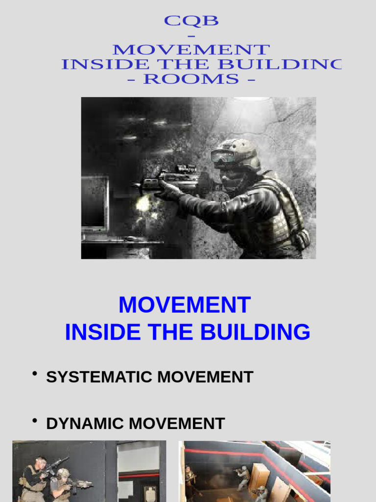 CQB Movement Inside Building - Rooms | PDF