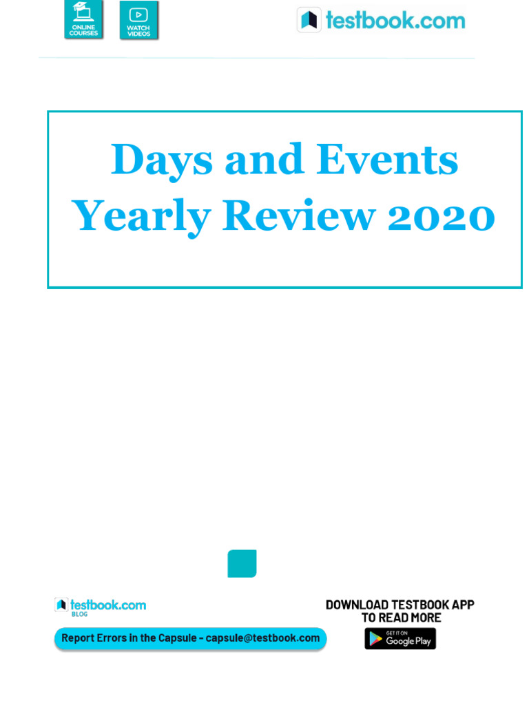 December 2020 Notable Events and Days | PDF