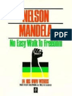 No Easy Walk To Freedom Nelson Mandela