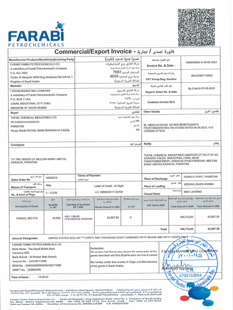 Invoice 9400002605 | PDF