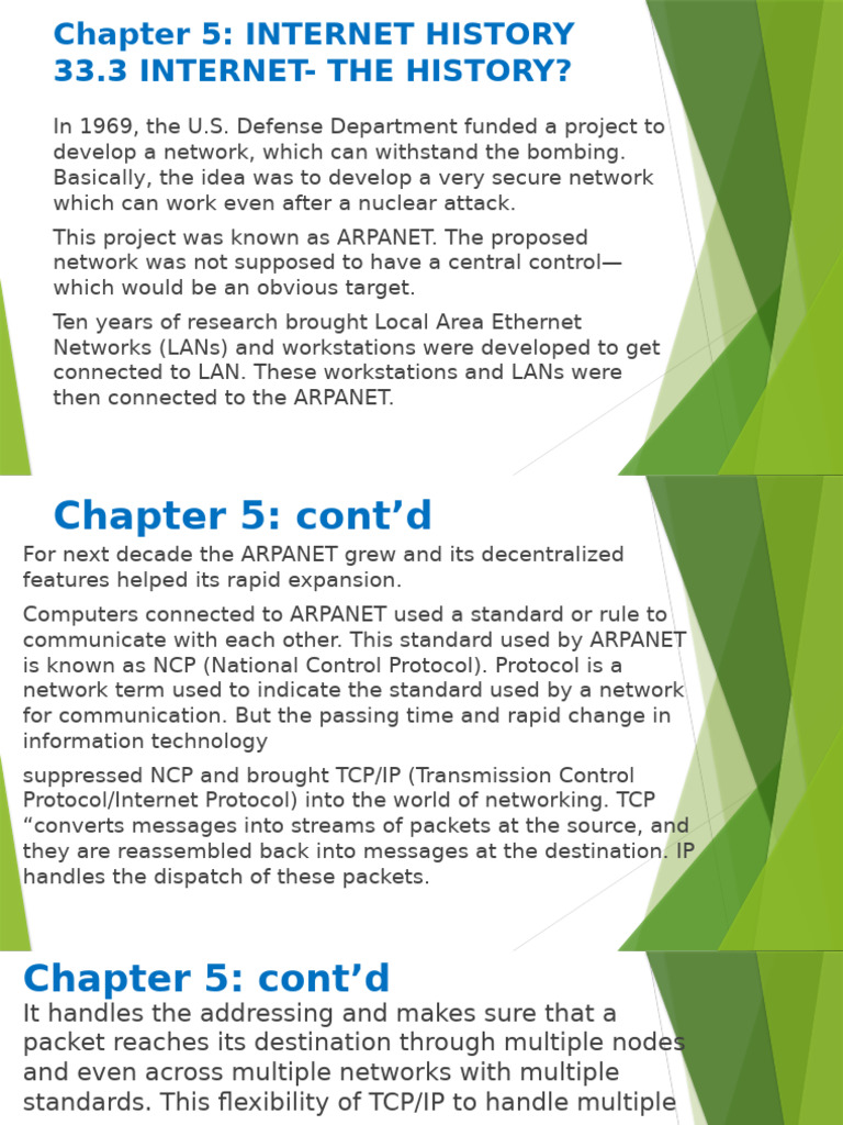 History of the Internet and Its Services | PDF | File Transfer Protocol ...