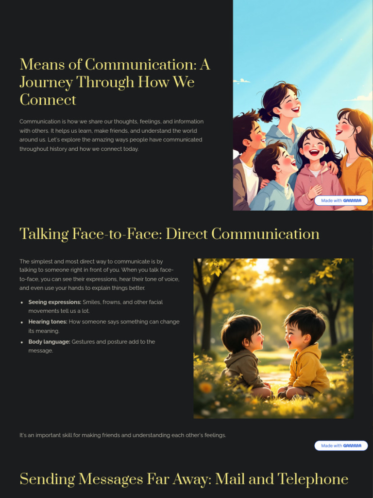 Means-of-Communication-A-Journey-Through-How-We-Connect | PDF
