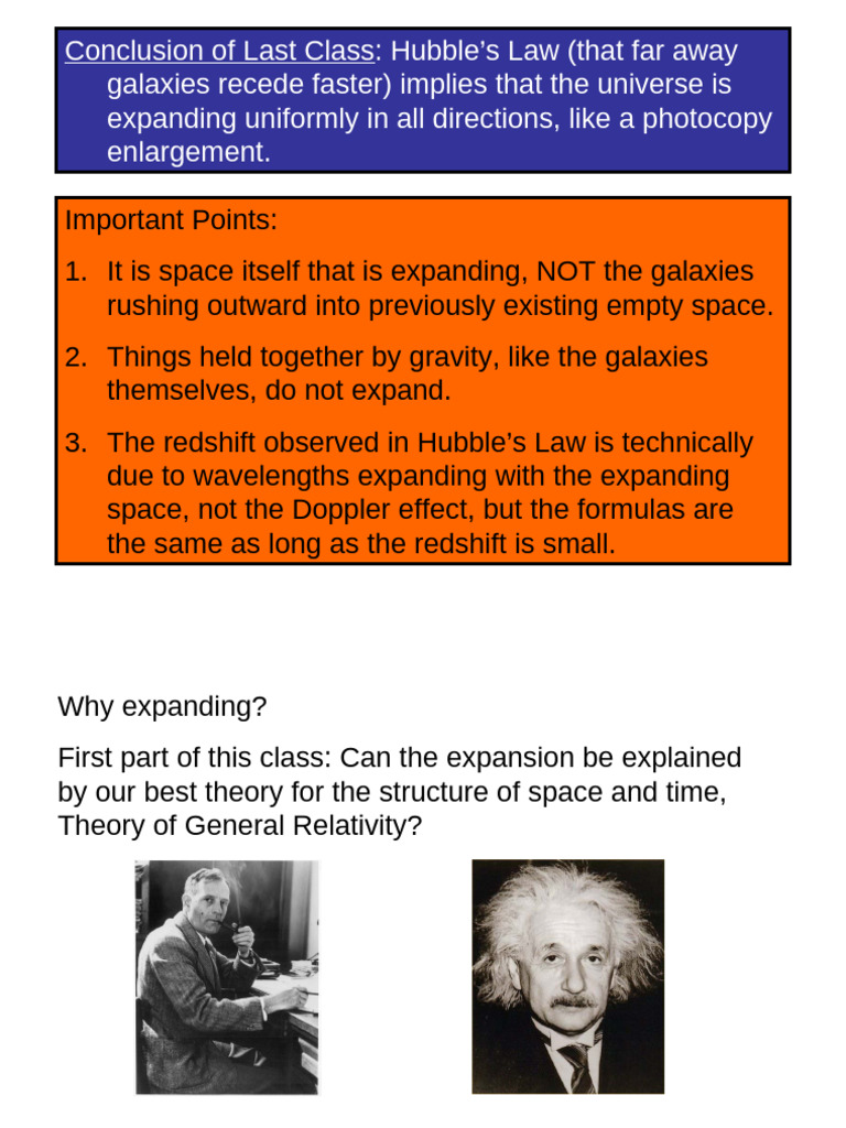Understanding Hubble’s Law and Universe Expansion | PDF | Dark Energy ...