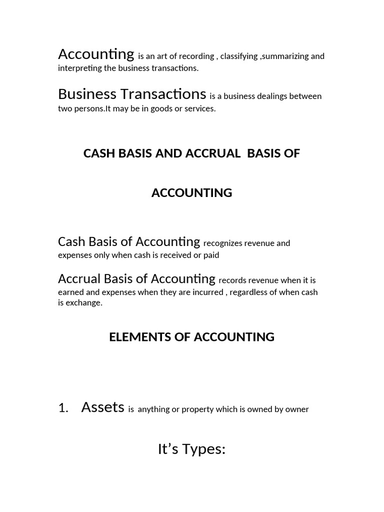 Understanding Key Accounting Concepts | PDF | Expense | Revenue
