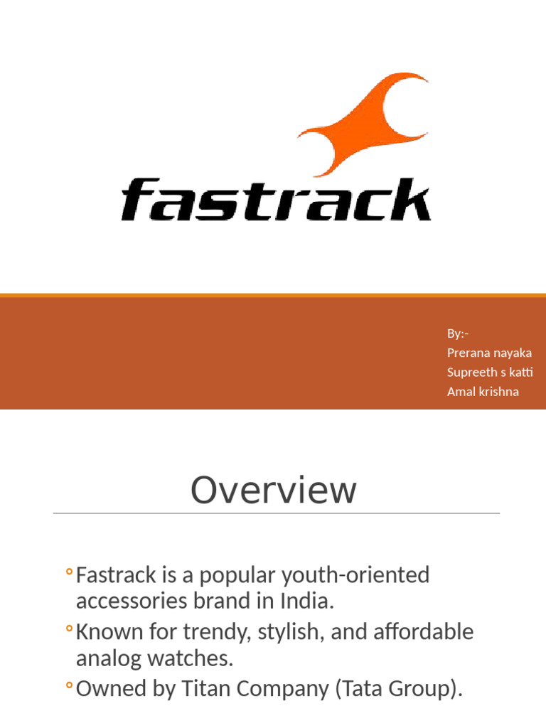 Fastrack Analog Watches: Youth Trends | PDF