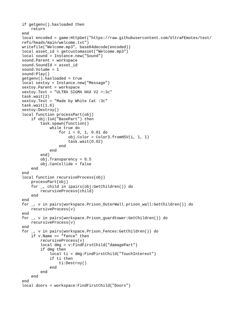 Roblox Script for Anti-ESP and Hacking | PDF