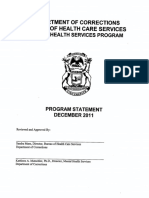 Bureau of Healthcare Services Mental Health Services Program