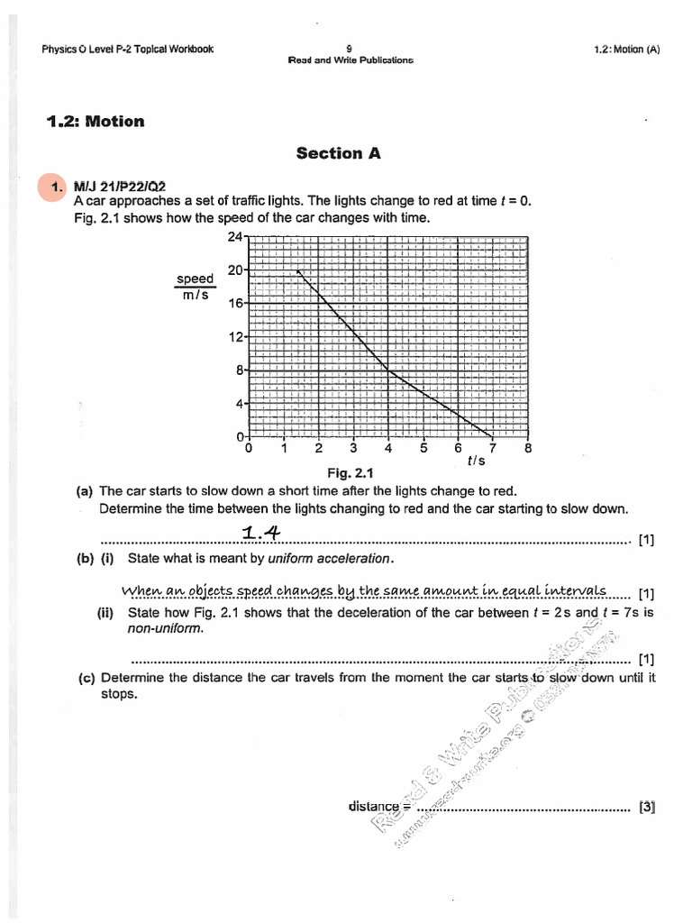 Average Speed Calculation Guide | PDF