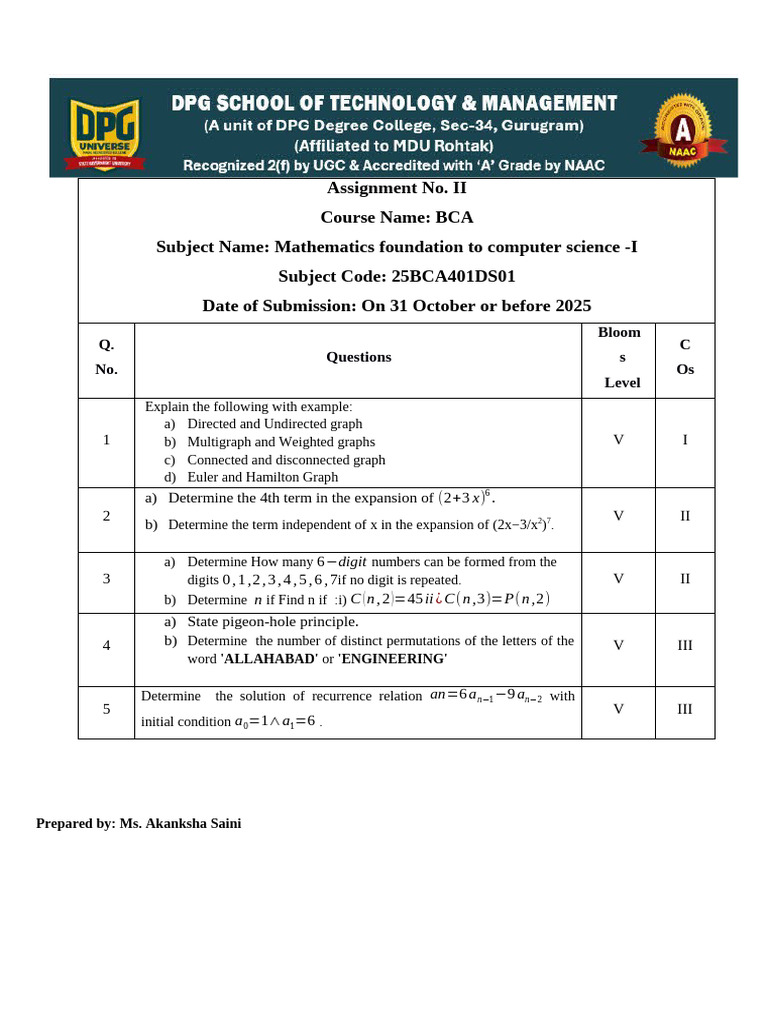 Assignment II | PDF
