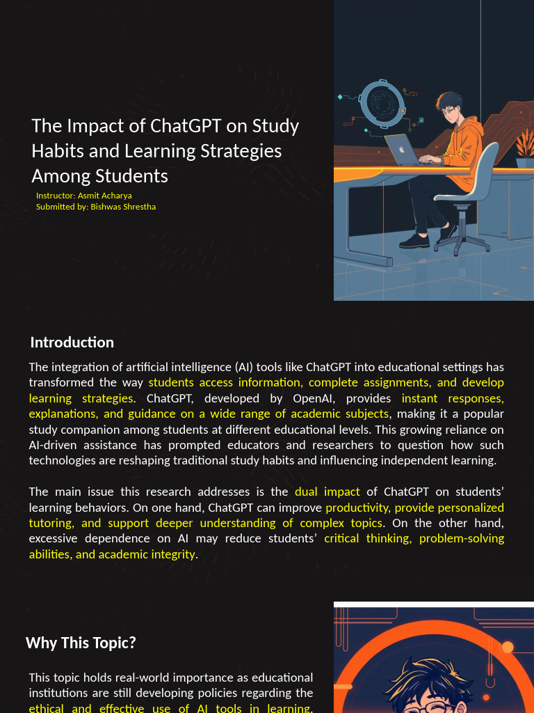 Impact of ChatGPT On Study Habits and Learning Strategies | PDF ...