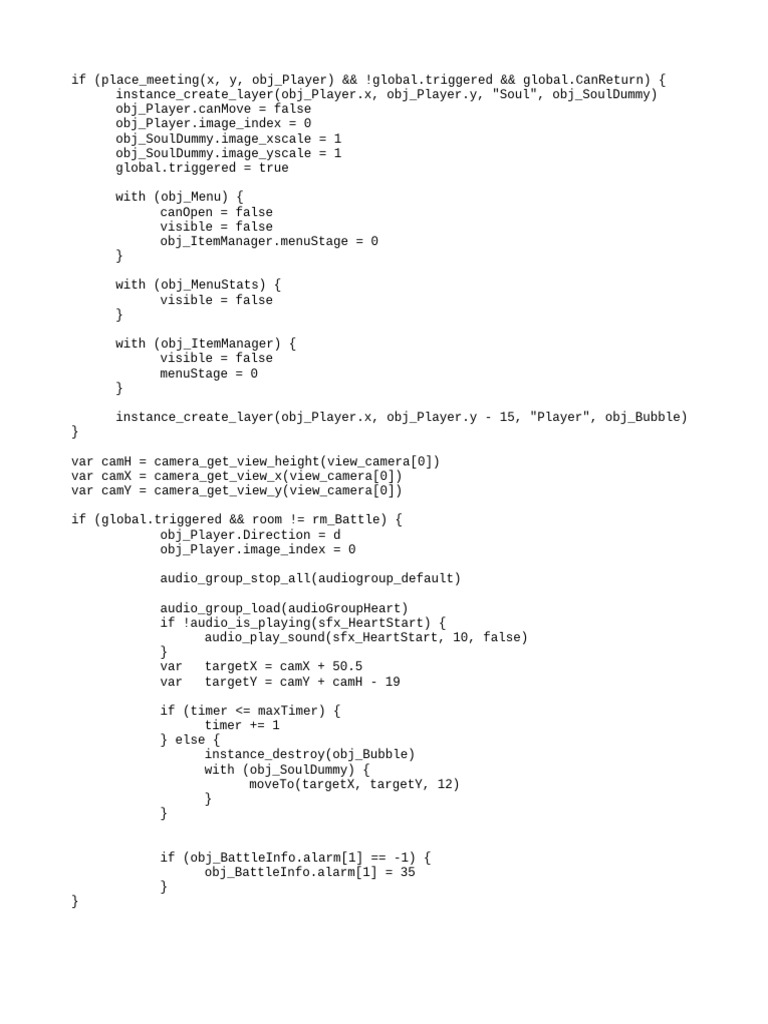 Game Logic for Player Interaction | PDF