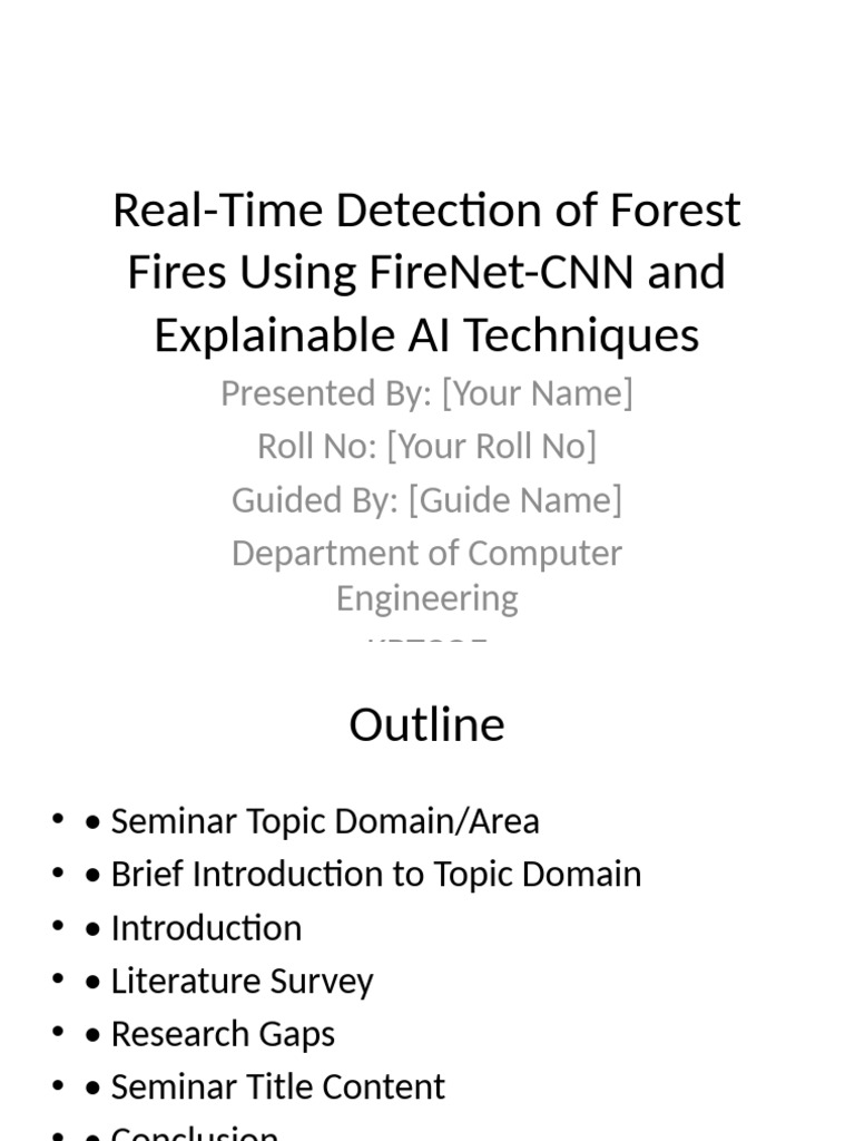 Real-Time Forest Fire Detection AI | PDF | Artificial Intelligence ...