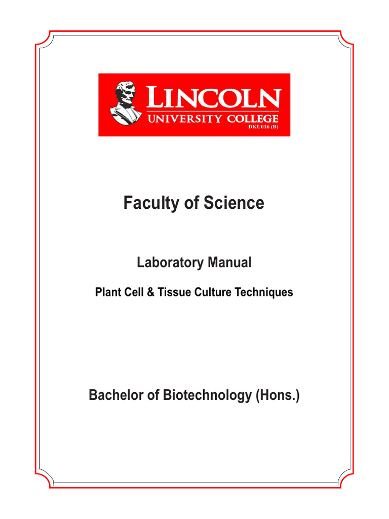 20. Plant Cell Tissue Culture Techniques | PDF | Sterilization ...