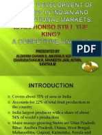 Market Development of Mangoes in Indian and International