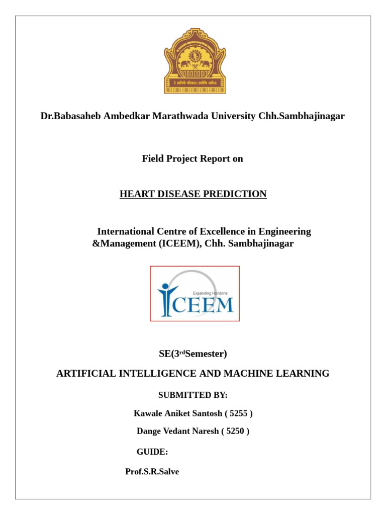 Hdp Report | PDF | Logistic Regression | Machine Learning