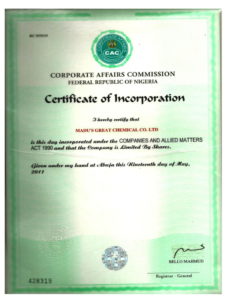 Cac Information | PDF