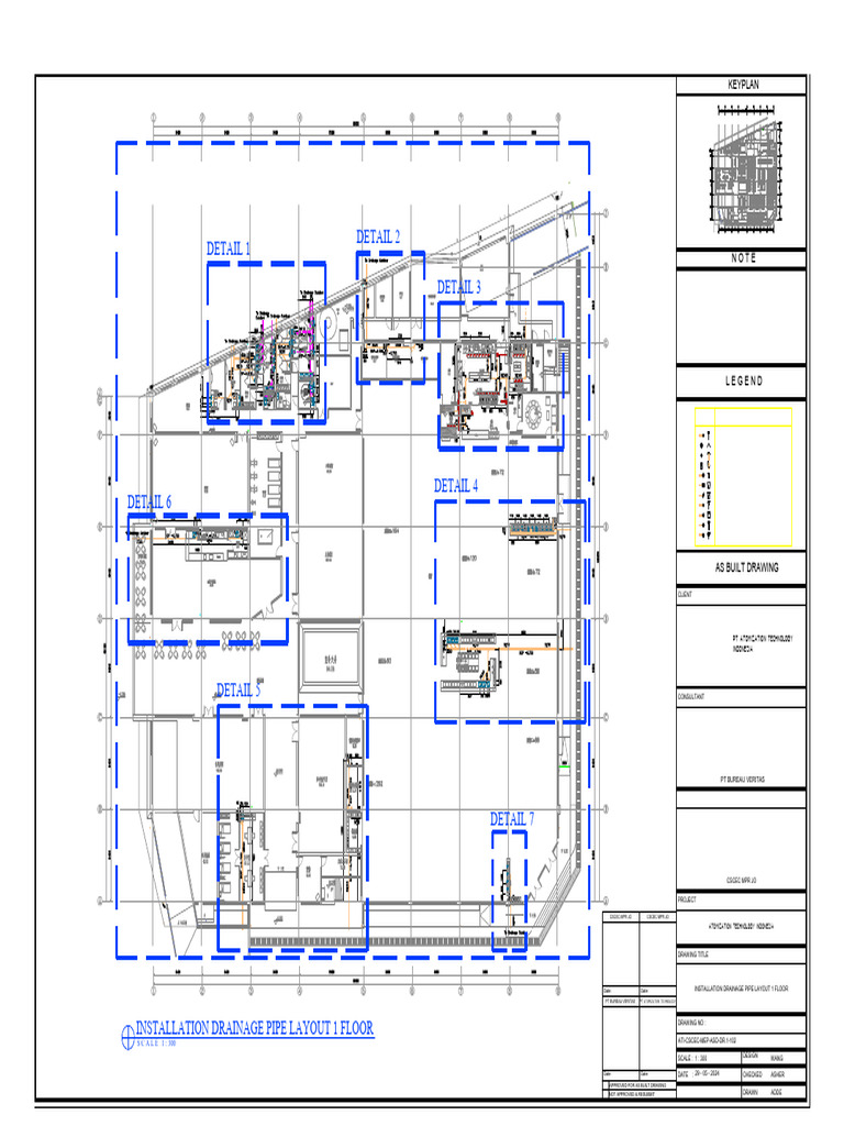 As Built Drawing for Drainage Layout | PDF