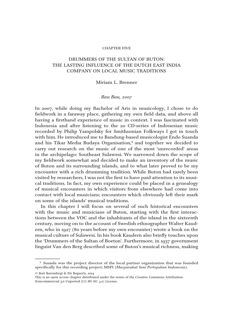 Recollecting Resonances Indonesian Dutch Musical E Chapter Five