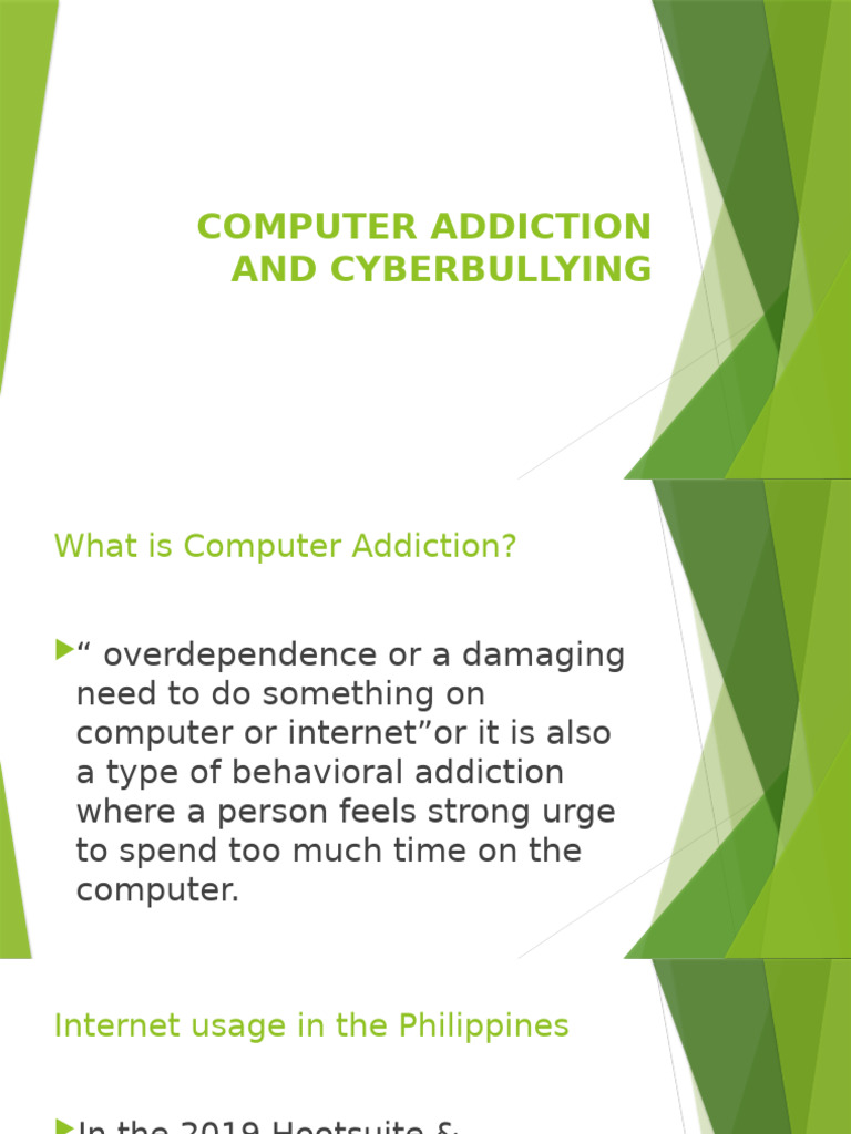 Computer Addiction and Cyberbullying | PDF
