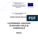 Cooperarea Judiciara in Materie Civila Si Comercial