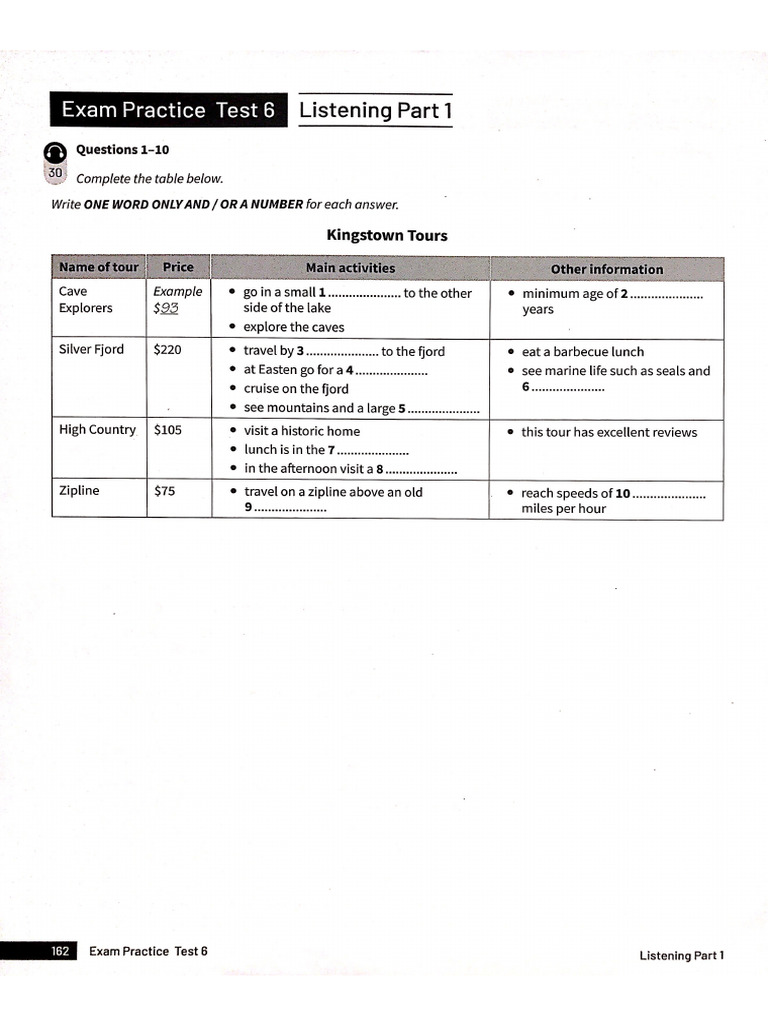 Trainer 2 Test 6 | PDF