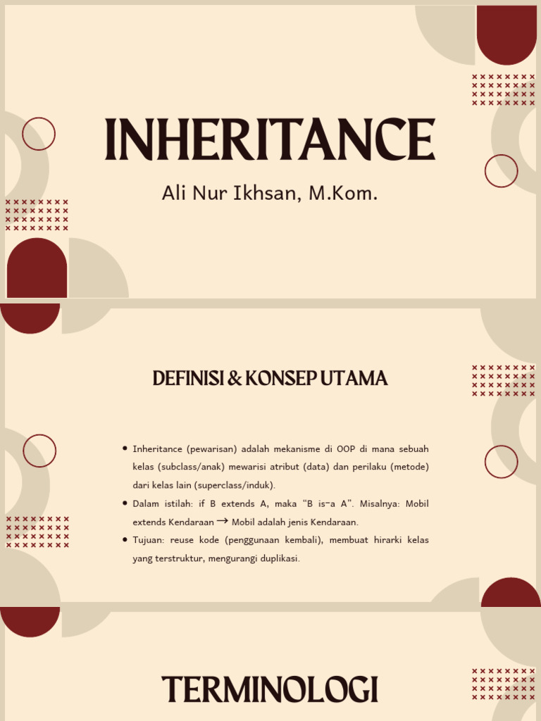Memahami Konsep Inheritance dalam OOP | PDF