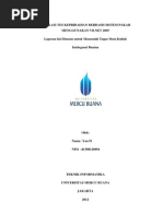 Download Laporan Aplikasi Tes Kepribadian by Yan Fi SN96022945 doc pdf