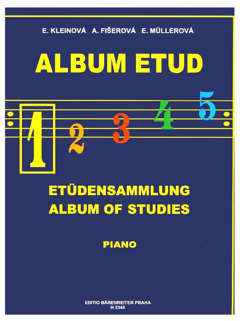 Album Etud 1 Piano | PDF