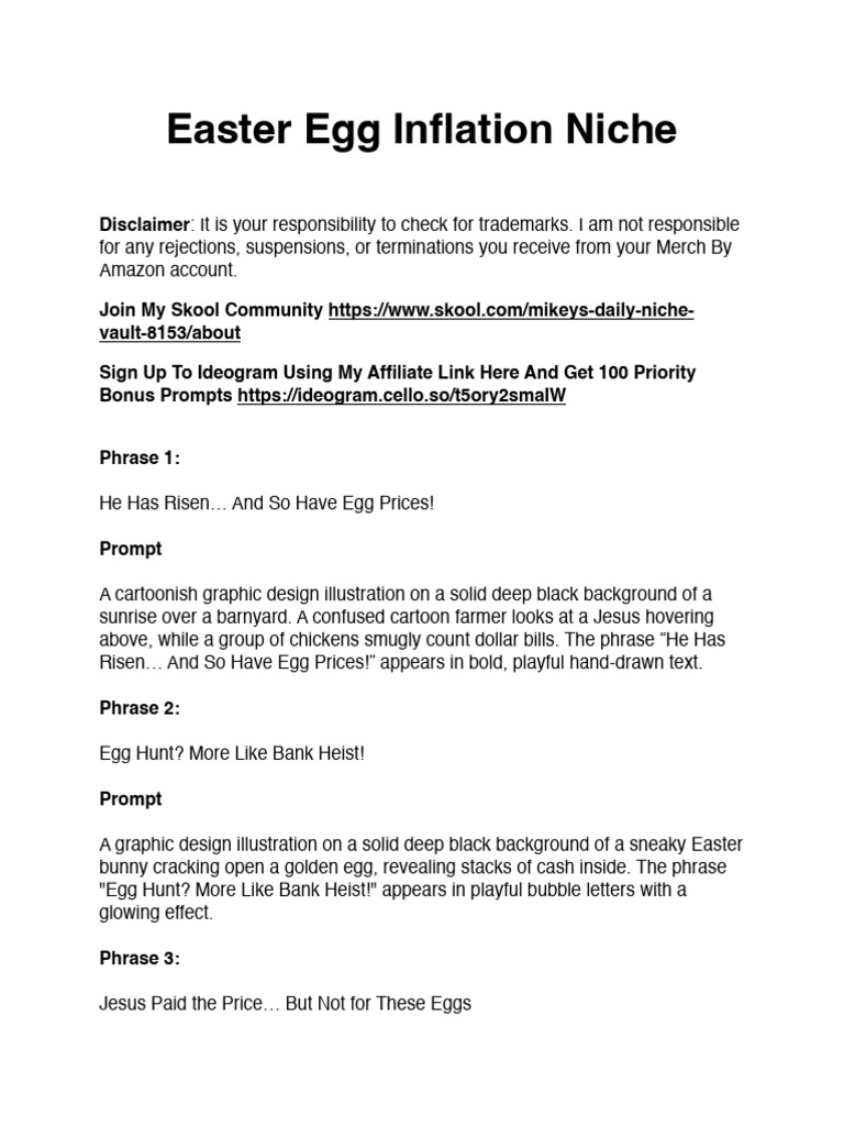 Easter Egg Inflation Graphic Ideas | PDF | Eastertide | Easter