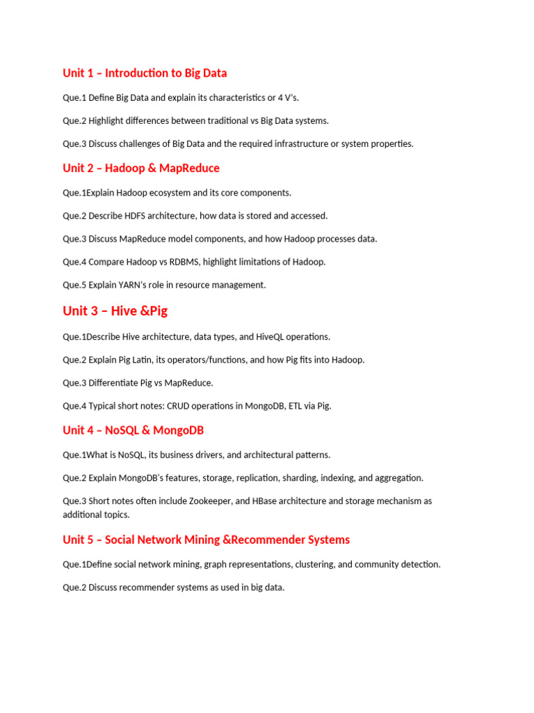 Big Data Concepts and Technologies Guide | PDF