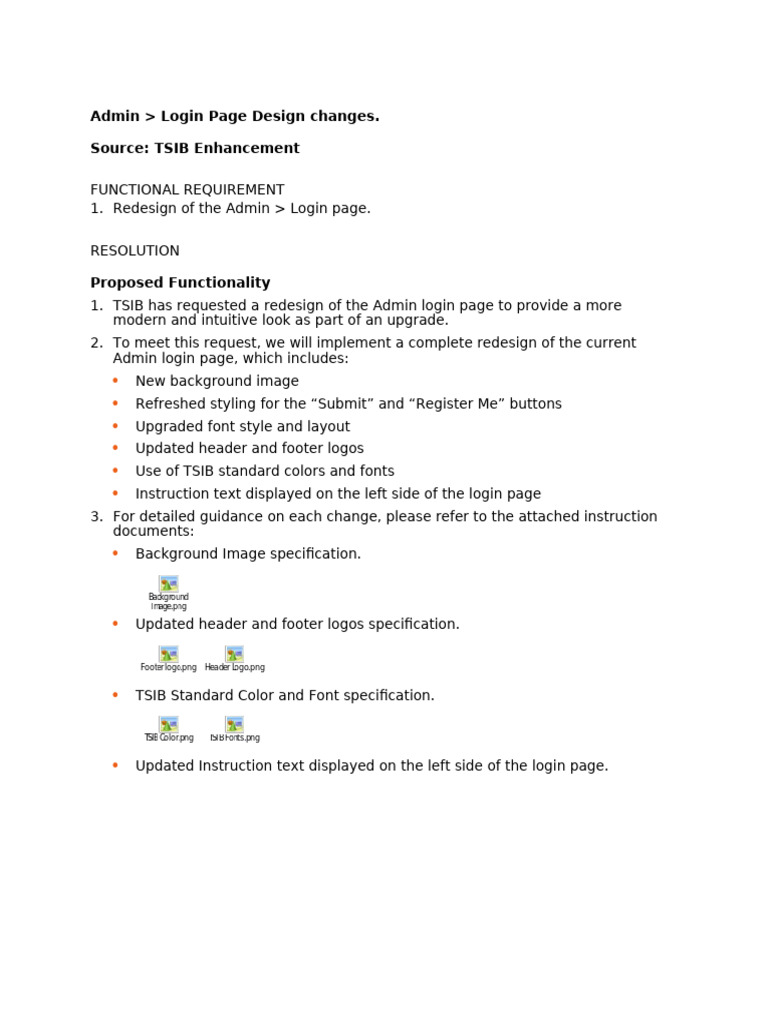 Admin Changes | PDF