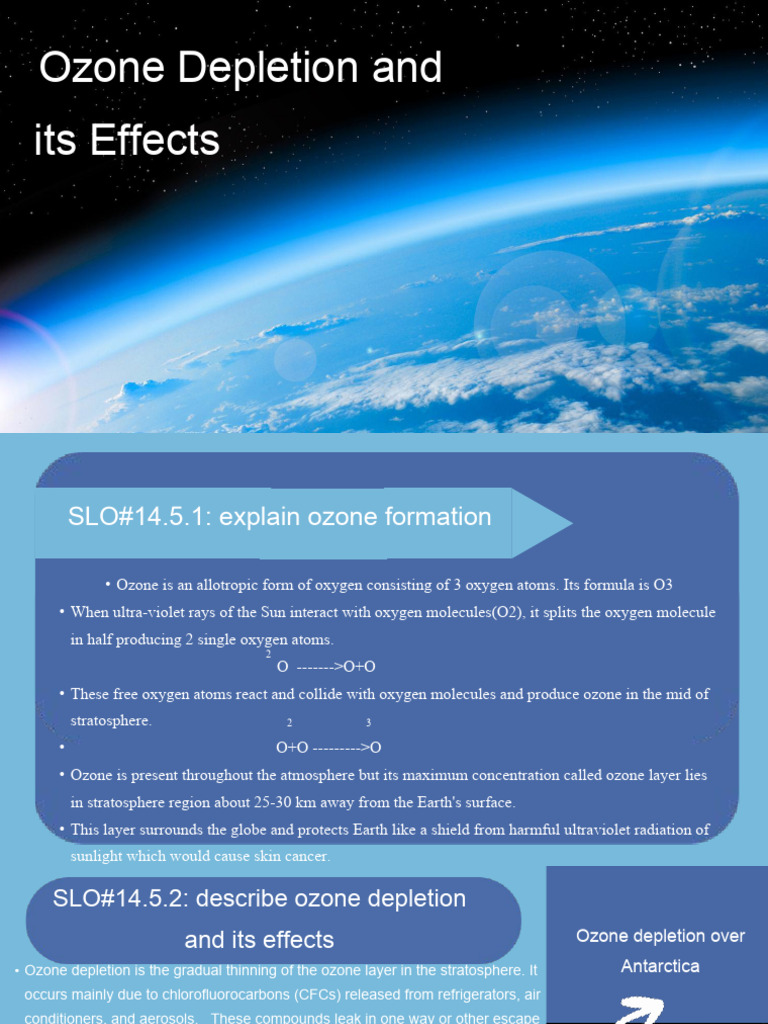 Ozone Depletion: Causes and Effects | PDF | Ozone Depletion | Ozone