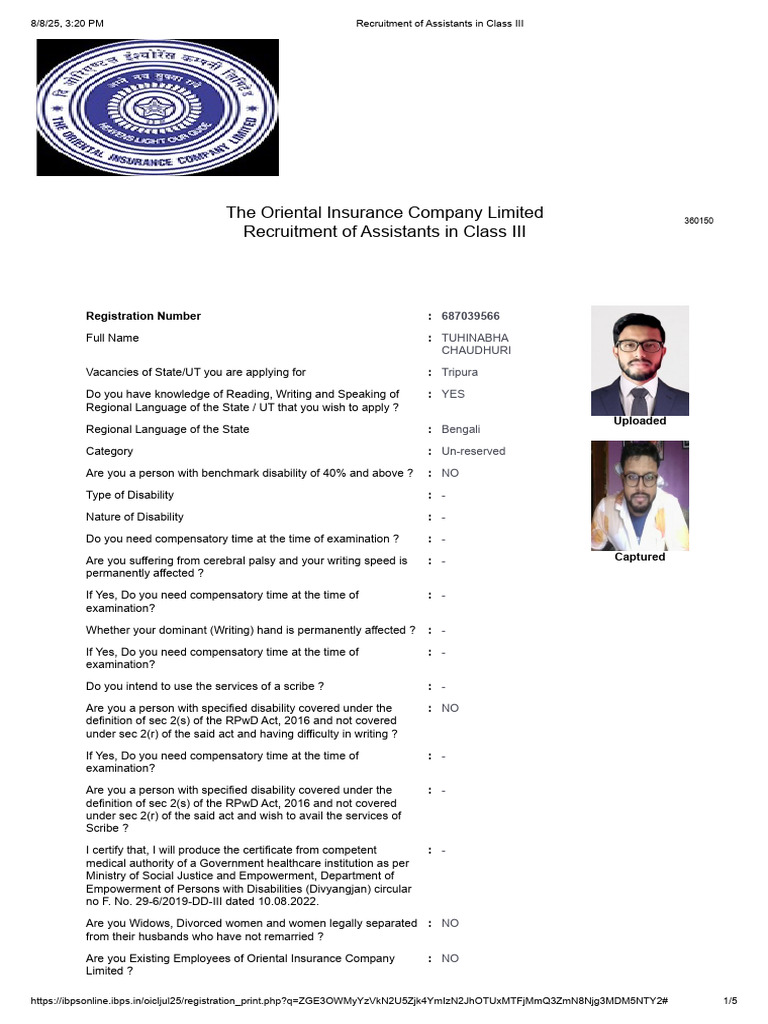 Recruitment of Assistants in Class III | PDF