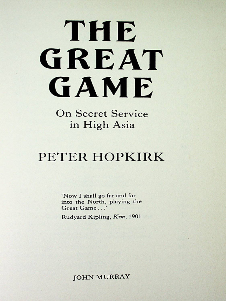 The Great Game | PDF