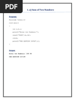 C Program Output Explanations | PDF | Programming Paradigms | Software ...