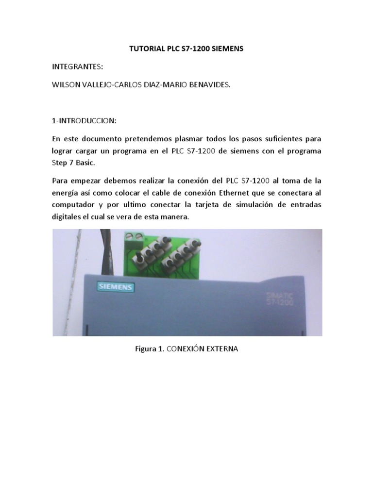 Tutorial PLC S7-1200 Siemens | PDF | Protocolos de internet | Windows 7