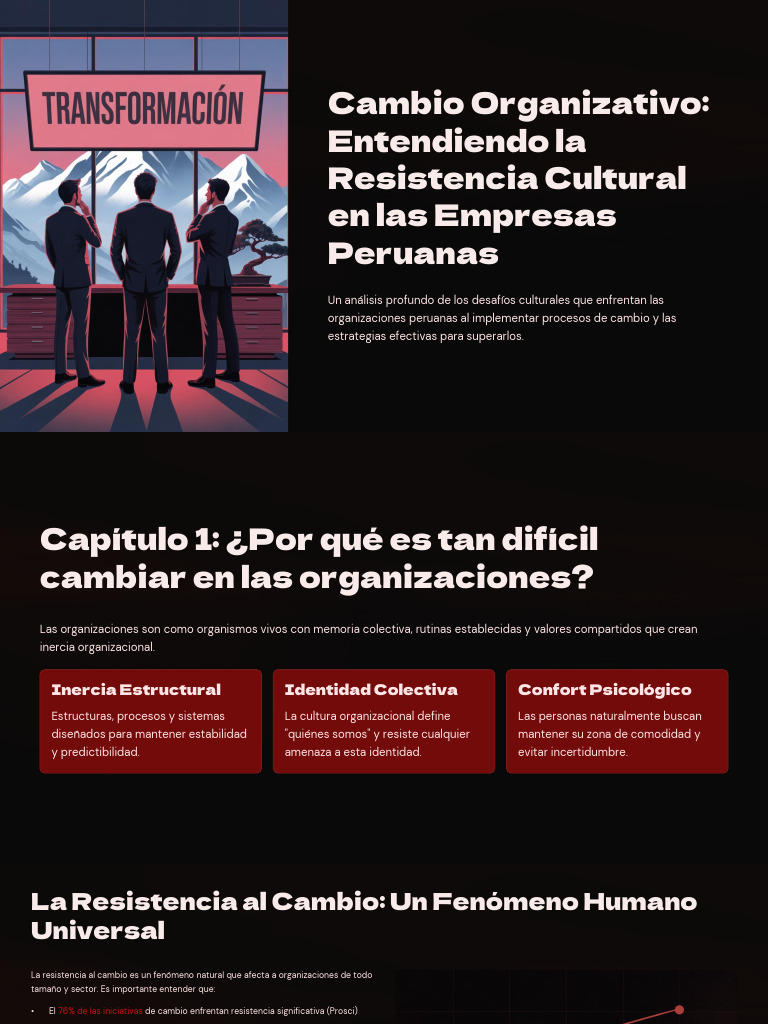 Cambio Organizativo Entendiendo La Resistencia Cultural en Las Empresas ...