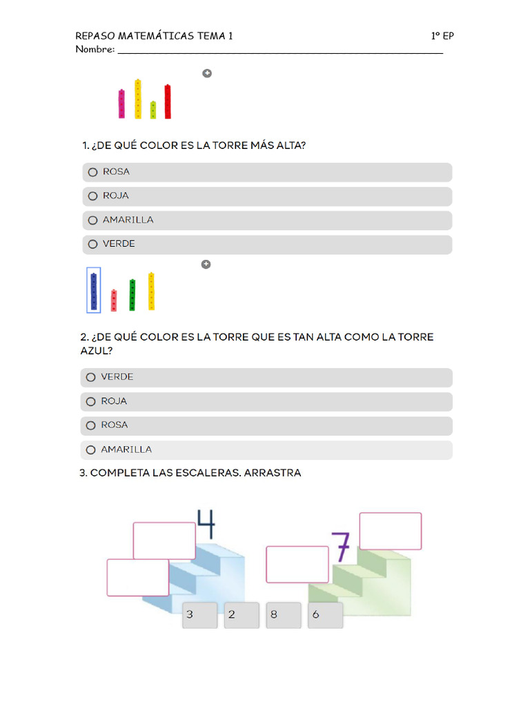 Repaso Tema 1 MATES | PDF