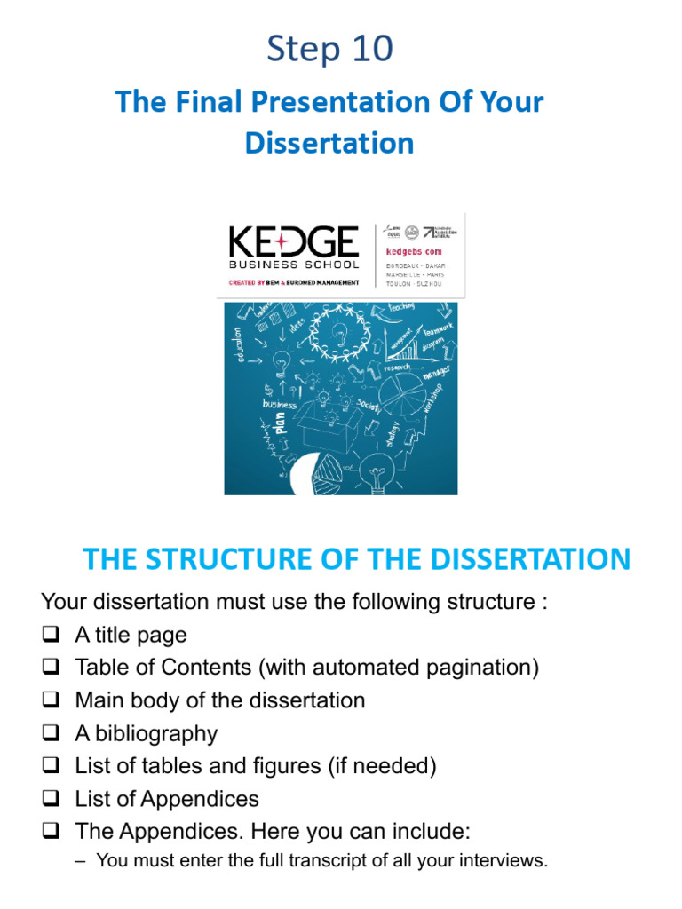 Dissertation Final Presentation Guide | PDF | Thesis | Citation