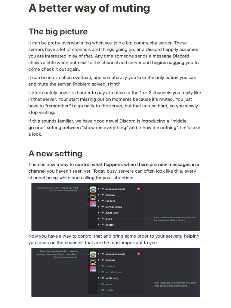 Discord's New Muting Feature Explained | PDF