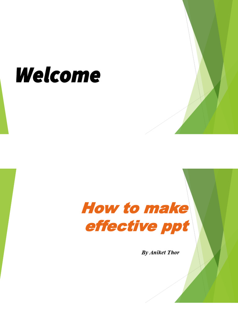 Effective PowerPoint Presentation Tips | PDF
