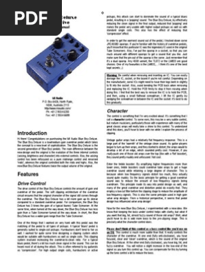 MI Audio Blue Boy Deluxe オーバードライブ MI Audio Blue Boy Deluxe v.2 Overdrive - エフェクター専門店