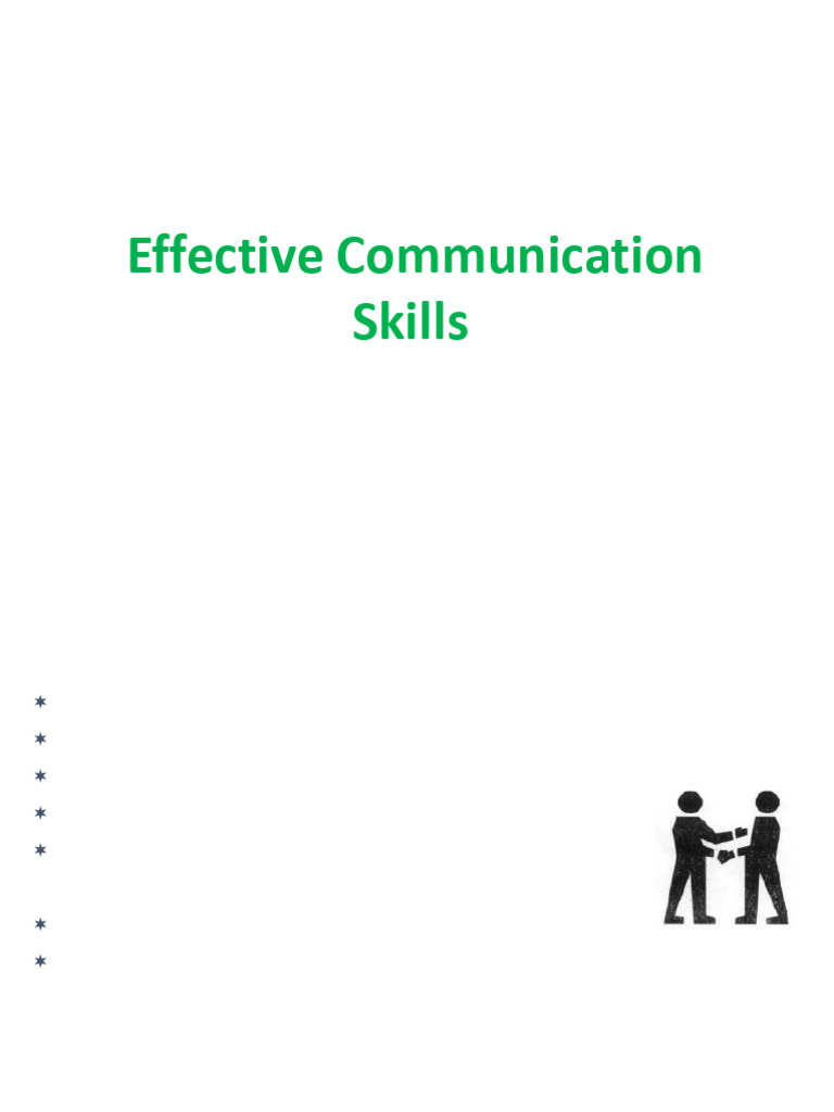 Essential Communication Skills Guide | PDF | Communication | Hierarchy