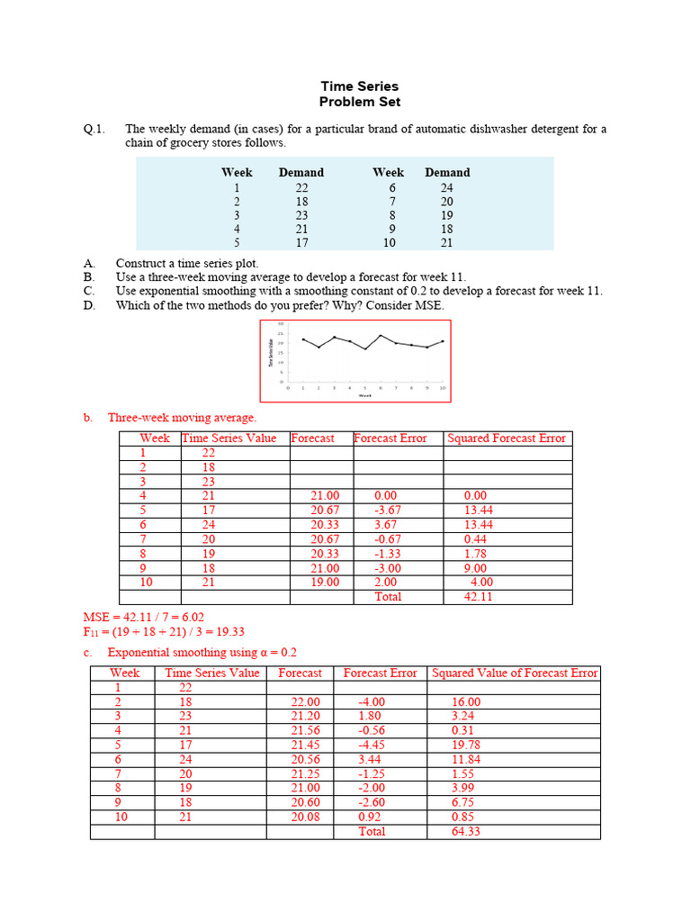 Time Series Forecasting Techniques and Analysis | PDF | Forecasting ...