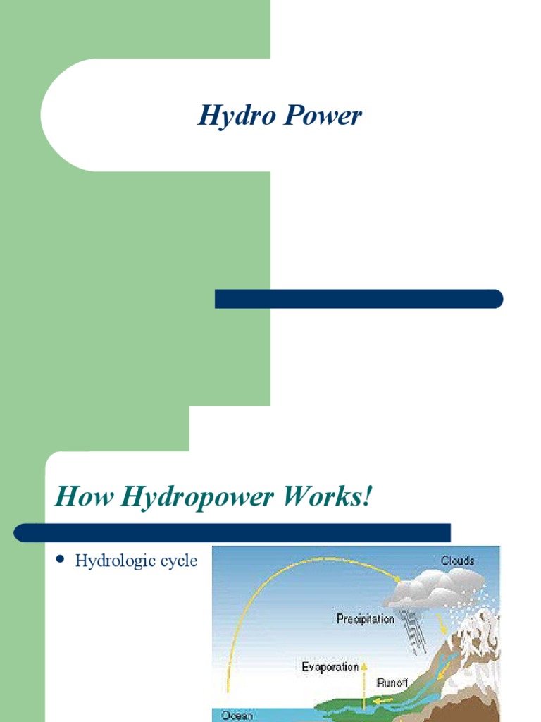Hydro Power Plant.ppt Hydroelectricity Turbine