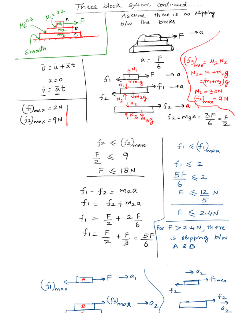 Friction, Vector Method 250828 155205 | PDF