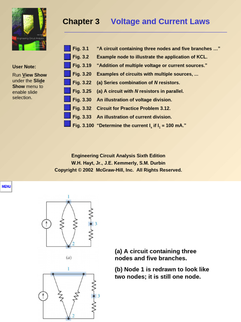 Voltage and Current Laws Explained | PDF | Electrical Network | Network ...