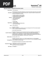 Semstone 145 PDS | PDF | Concrete | Epoxy