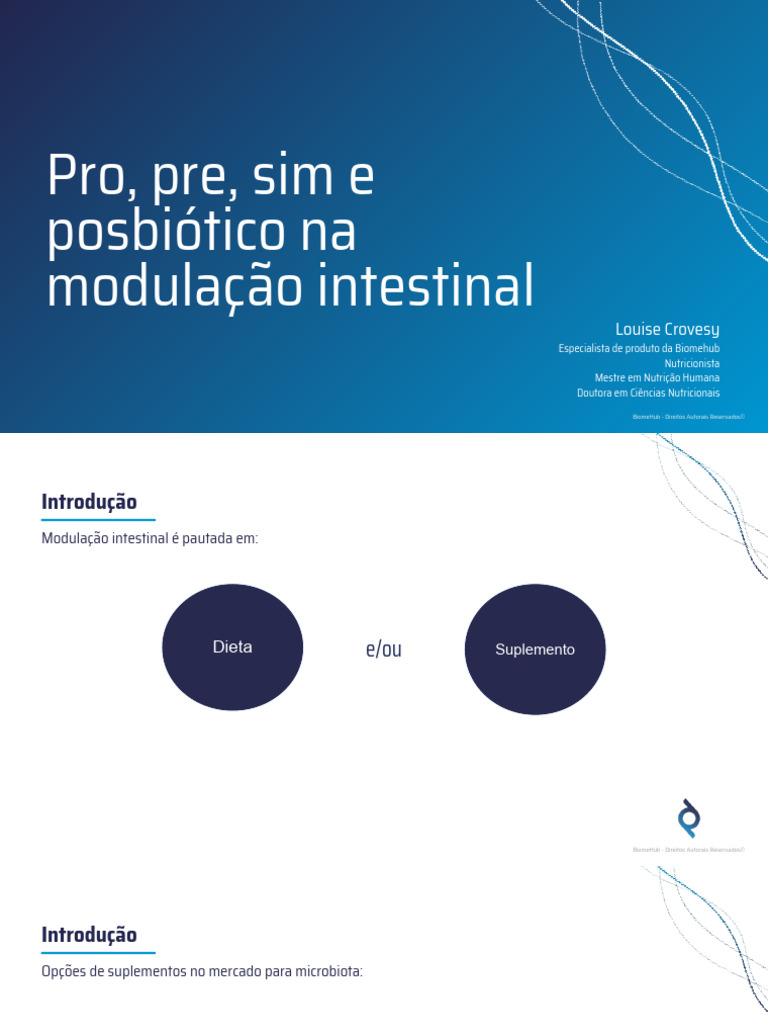 Pro, Pre, Sim e Posbióticos: Guia Intestinal | PDF | Probiótico ...